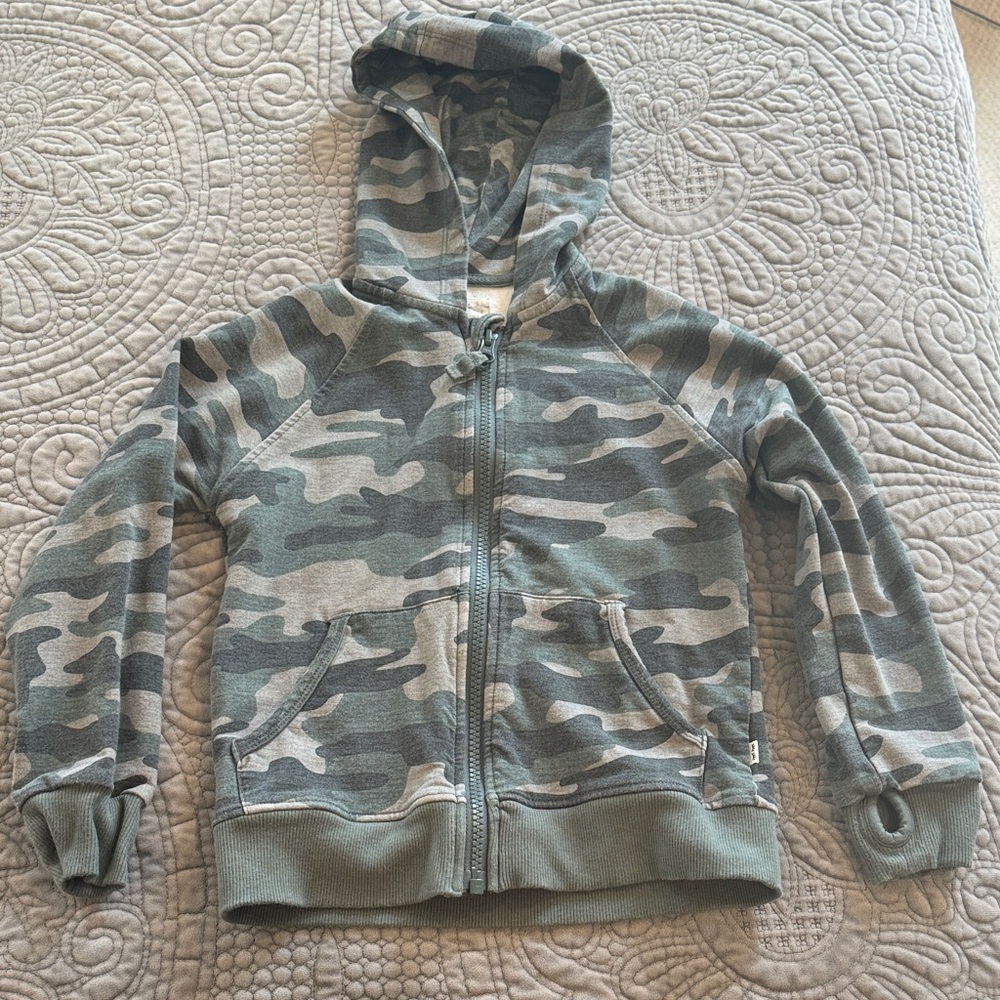 Little Sleepies Camouflage Zip-Up Hoodie 5T